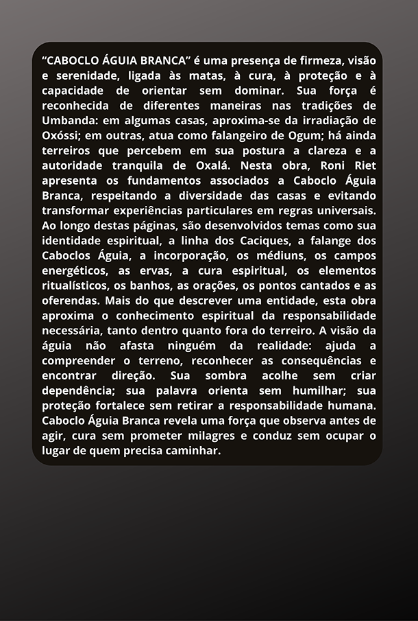CABOCLO ÁGUIA BRANCA - Imagem 2